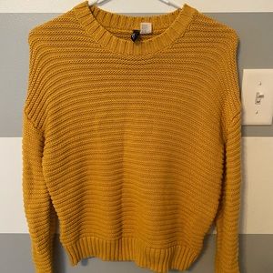 Mustard Yellow Sweater/ Offers Welcome